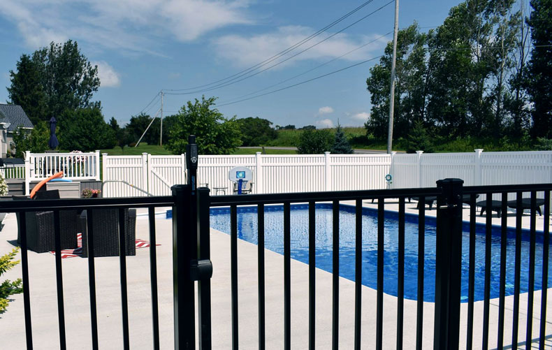 New Pool Fence in Little Falls, NY